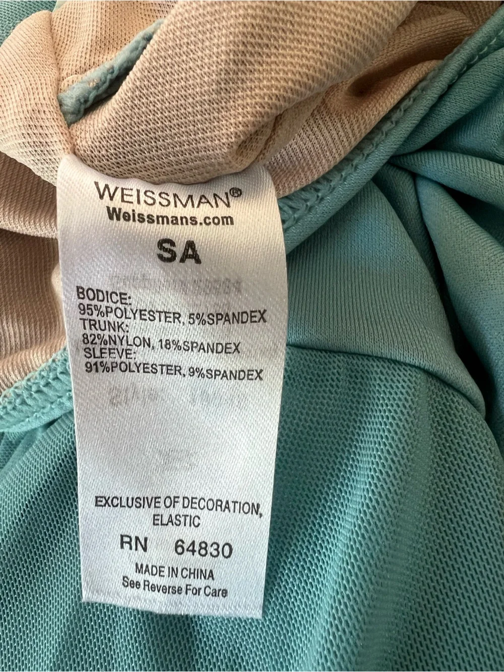 Weissman A Walk In The Skies Surf Blue Lyrical Dance Dress SA 16034